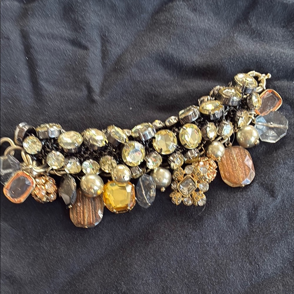 Elegant Multi-Color Statement Bracelet